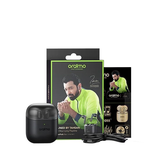 oraimo FreePods Neo TWS Earbuds (OTW-330S)-Tuned By Tahsan