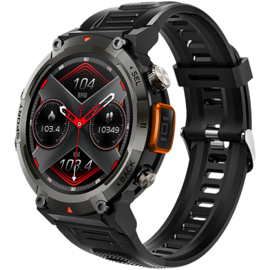 XTRA Active R28 Bluetooth Calling Smartwatch-Black